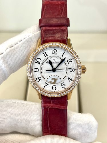 送表带9.8新积家约会系列手表女款玫瑰金原钻自动机械表Q3462521