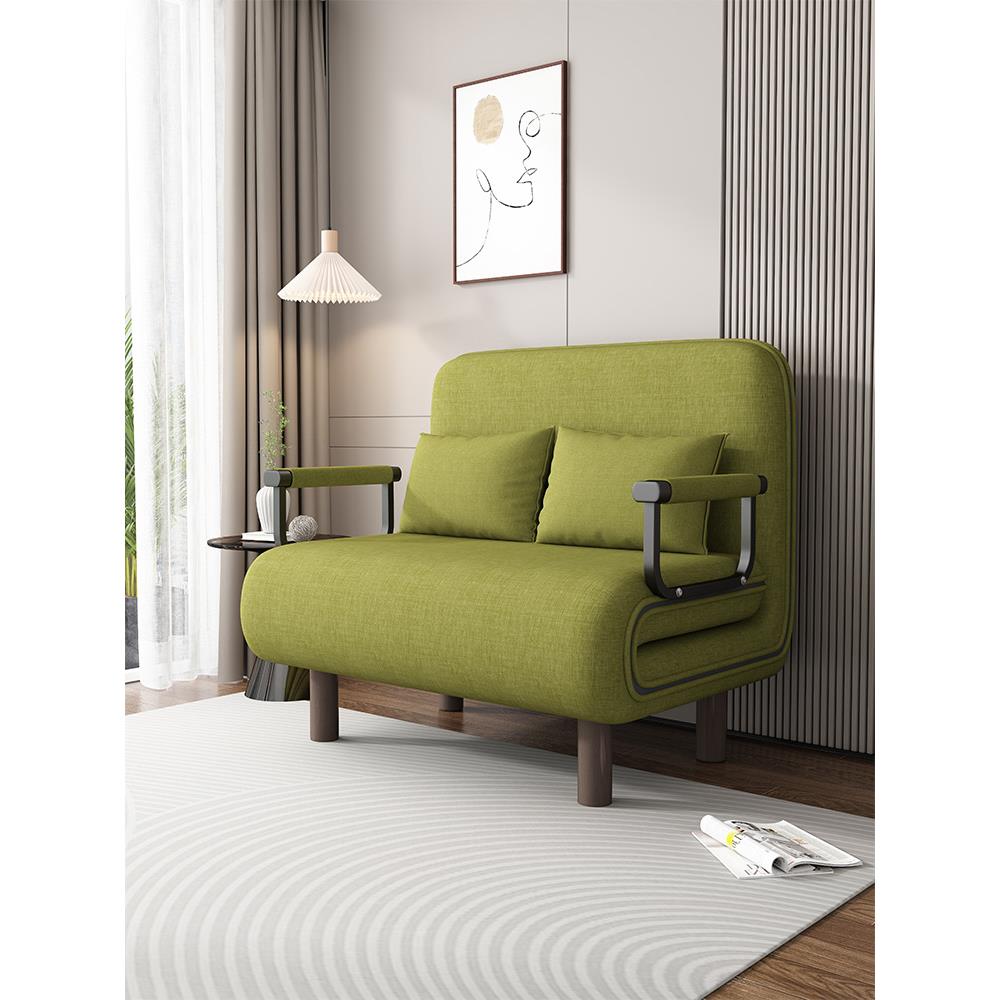 可折叠沙发床客厅小户型两用阳台多功能懒人椅双人推拉伸缩可变床