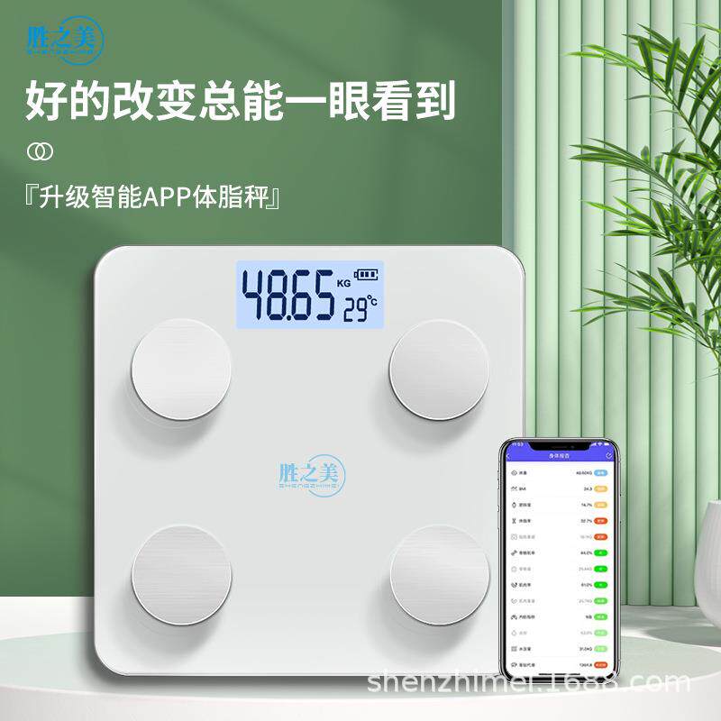 智能蓝牙体脂秤 家用电子秤体脂体重秤/健康秤/体脂