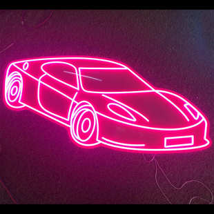 飾霓虹燈燈牌 led霓虹燈發光字創意車造型DIY亞克力霓虹燈裝