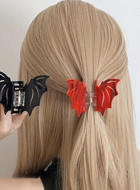 Bat Hair Claw Halloween Funny Catch Clip Female Back Head Pl