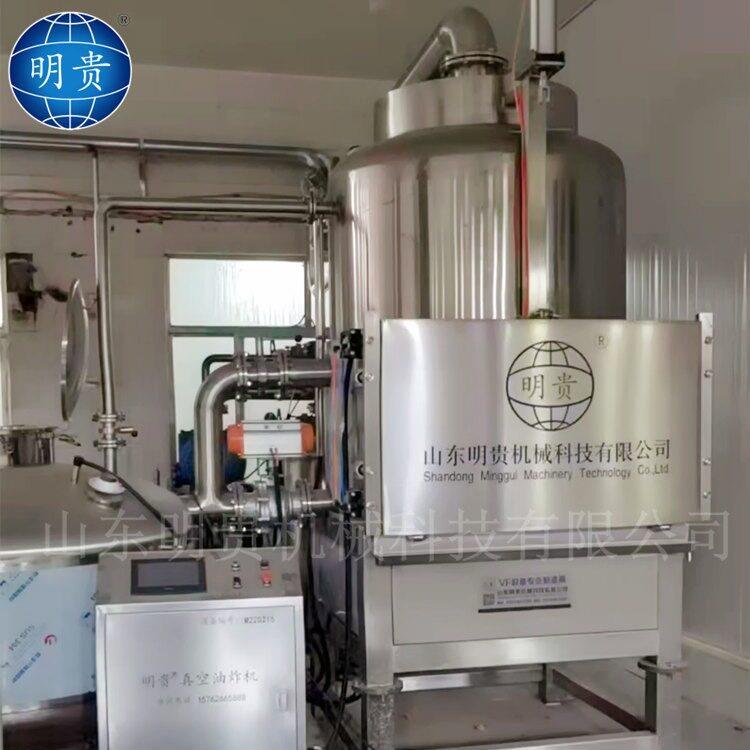 鲜切土豆条真空油炸机薯条真空低温油炸机农产品脆片加工设备