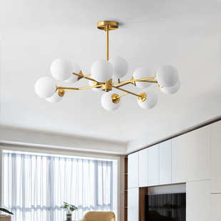 现代水晶吸顶灯轻奢客厅吊灯简约大气餐厅主卧室灯北欧创意灯具