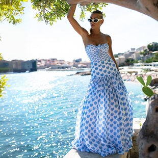 2527 新款 小清新爱心印花情人节度假连体泳衣套装 女2026欧美泳装