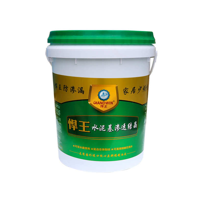 水泥基渗透结晶型防水涂料地下室内墙屋顶背水面水池防潮补漏堵漏