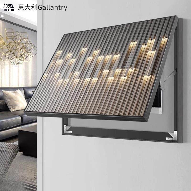 意大利简约轻奢现代电表箱装饰画配电箱遮挡电闸强弱开关盒挂画