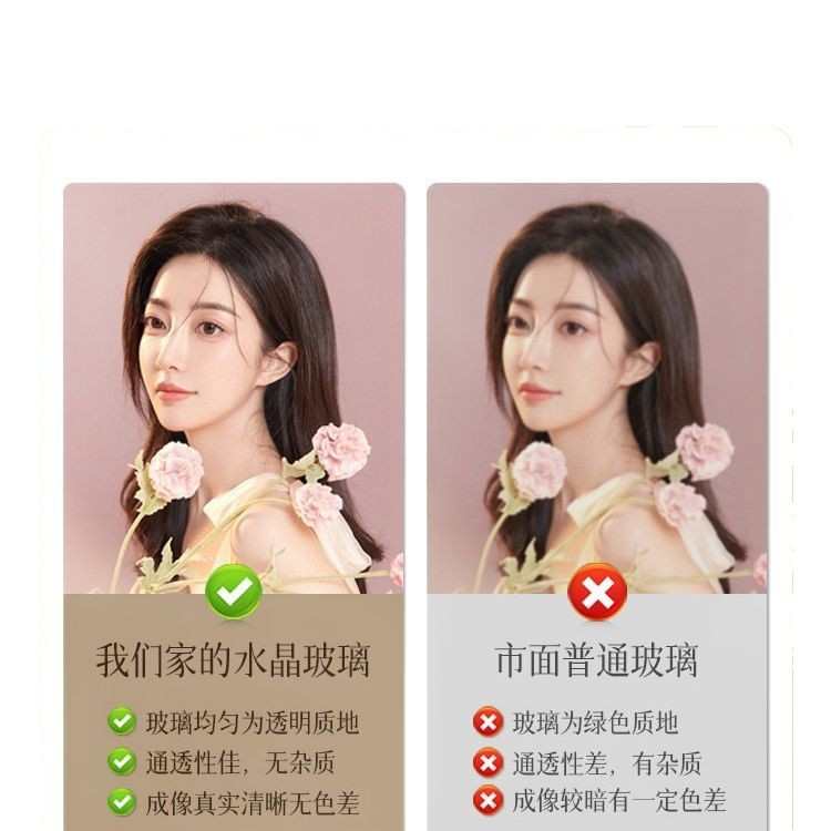 法式复古全身镜落地镜家用设计师异形穿衣镜高级感网红试衣大镜子