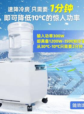 5.0能效欧洲水冷移动空调压缩机家用小空调冷热两用单冷暖立式