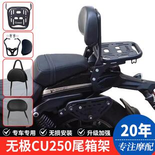 适用无极CU250机车LX250-22后尾货架尾箱背箱支架后靠背改装件