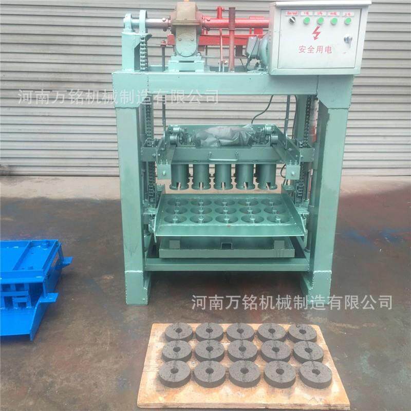 万铭小型圆饼穿丝水泥垫块机圆形穿钢筋垫块机水泥垫块机设备