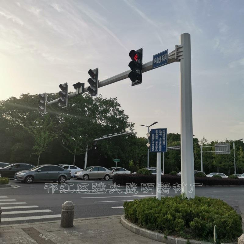 高邮 交通信号灯杆生产厂家 直销单悬臂 交通信号灯杆 毛坯杆