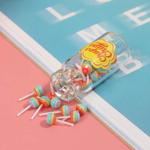 1/12 Dollhouse Miniature Food Dessert Sugar Lollipops With