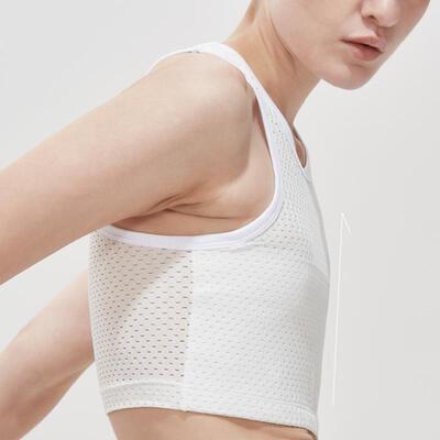 Chest Binder Mesh Breathable Compression Pullover Tank Trans