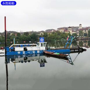 16寸挖泥船水下岩石沉物疏浚泥沙吹填堤坝加固河床拓宽船舶设备