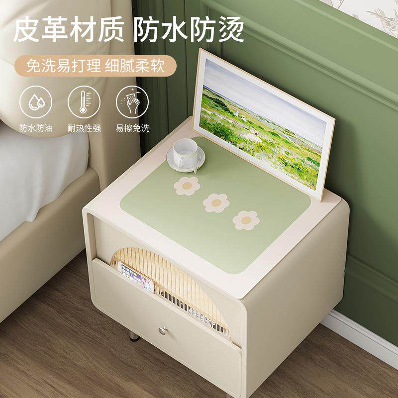 可爱卡通床头柜垫罩防水防油防烫皮革桌垫茶几盖布垫子桌面垫