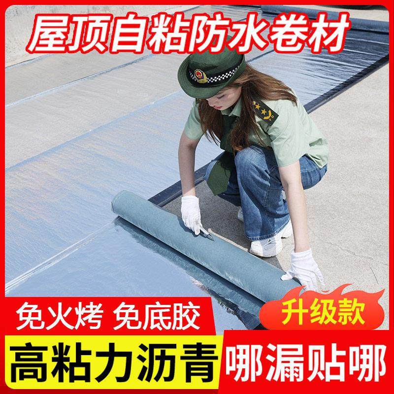 自粘防水卷材sbs沥青油毡胶带屋顶裂缝专用布贴屋顶防水补漏材料,基础建材,防水涂料,淘宝优惠券,粉丝福利购,淘宝优惠卷