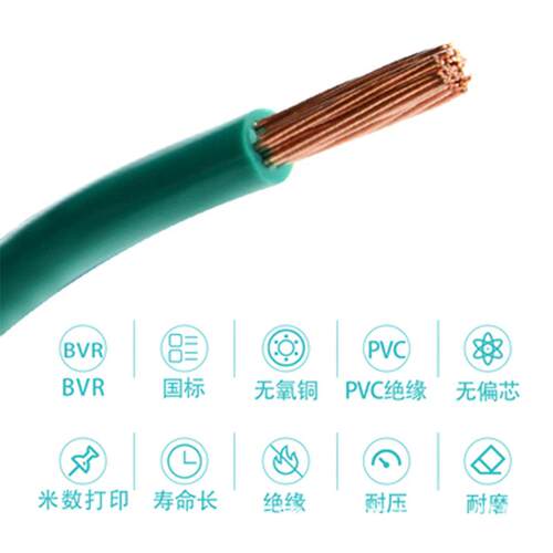 阻家国标纯铜电线软线bvr单芯多 股JDF软铜线装1 1.52.5 4 6 1燃0 - 封面