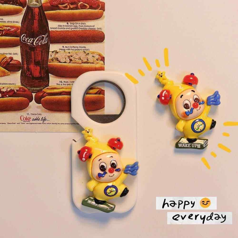 星星人磁吸开瓶器卡通冰箱贴装饰创意啤酒起瓶器立体起子开盖神器