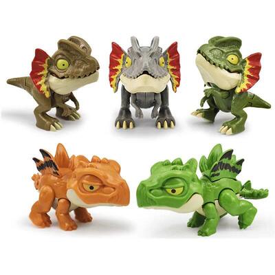 Mini Finger Dinosaur Anime Action Figures Toys Funny Simulat