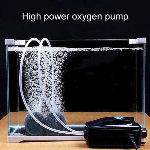 Silent Aquarium Oxygen Air Pump Fish Tank Air Volume High Po