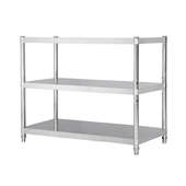 不锈钢多层置物架落地货架家用厨房小架子商用铁架子收纳架储物架