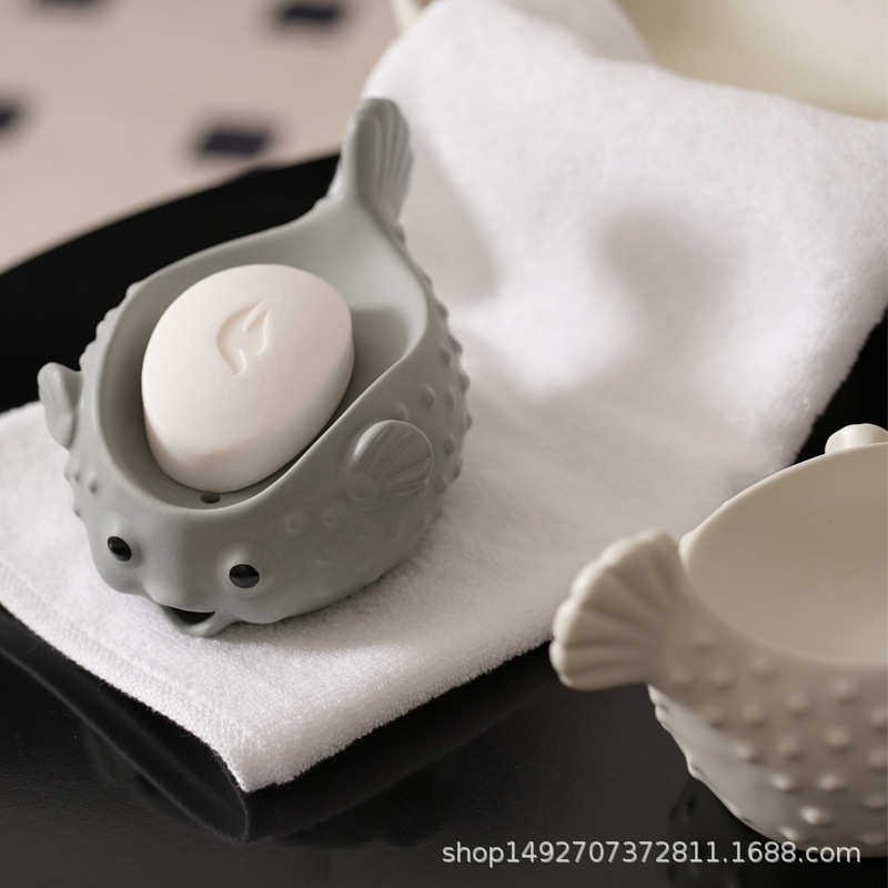 卡通萌趣香皂盒陶瓷沥水置物盒可爱创意浴室酒店卫生间收纳肥皂托,家庭/个人清洁工具,皂网/架,淘宝优惠券,粉丝福利购,淘宝优惠卷