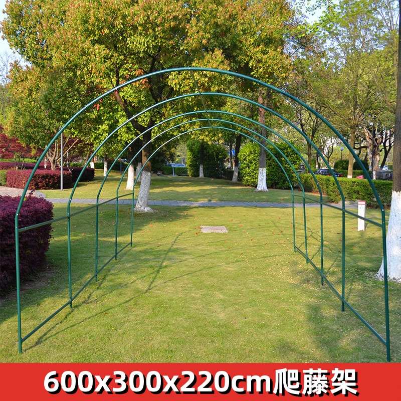温室大棚支架花卉蔬菜遮雨防风保暖篷钢管养殖棚黄瓜月季爬藤架子