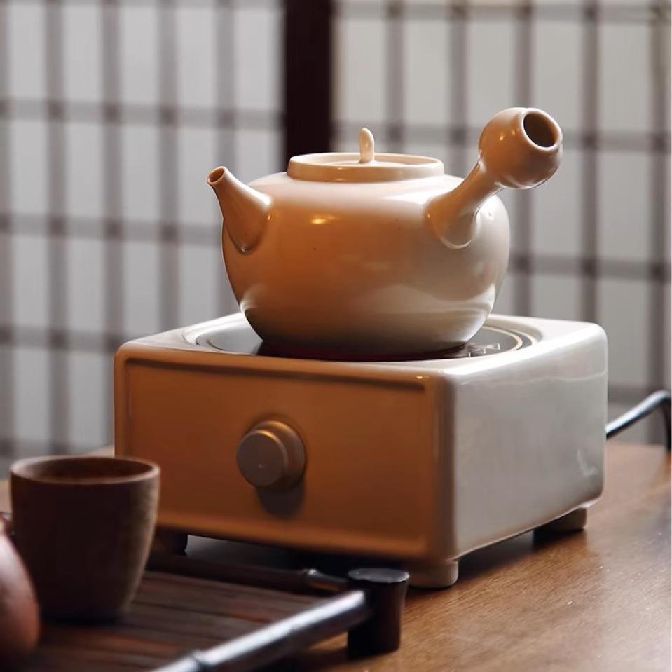 品陶堂草木灰电茶炉煮茶泡壶炉69煮茶器网陶红电陶壶简约烧水壶茶