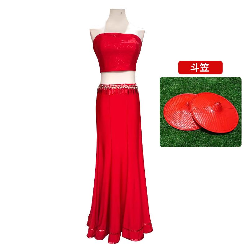 高档傣出族服装女新人款舞蹈服云版南西双纳民族表演服成艺考演练