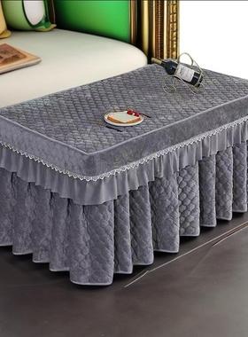 新款电炉罩GRJ烤火加罩炉长方形烤火桌罩套厚电烤桌取暖桌棉桌冬