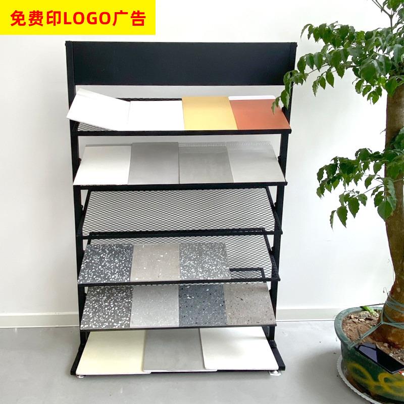 样品橱柜木展示架石材184铝门扣板卡玻璃瓷砖色石英石木架地板展