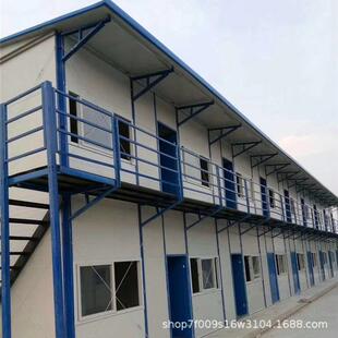 广东板房彩钢板工地临建房彩钢房活动户外临时住房可移动