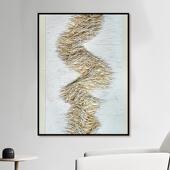 艺术围居客厅展厅氛咨询挂家画油木屑挂画装 饰摆画件画大气走廊壁