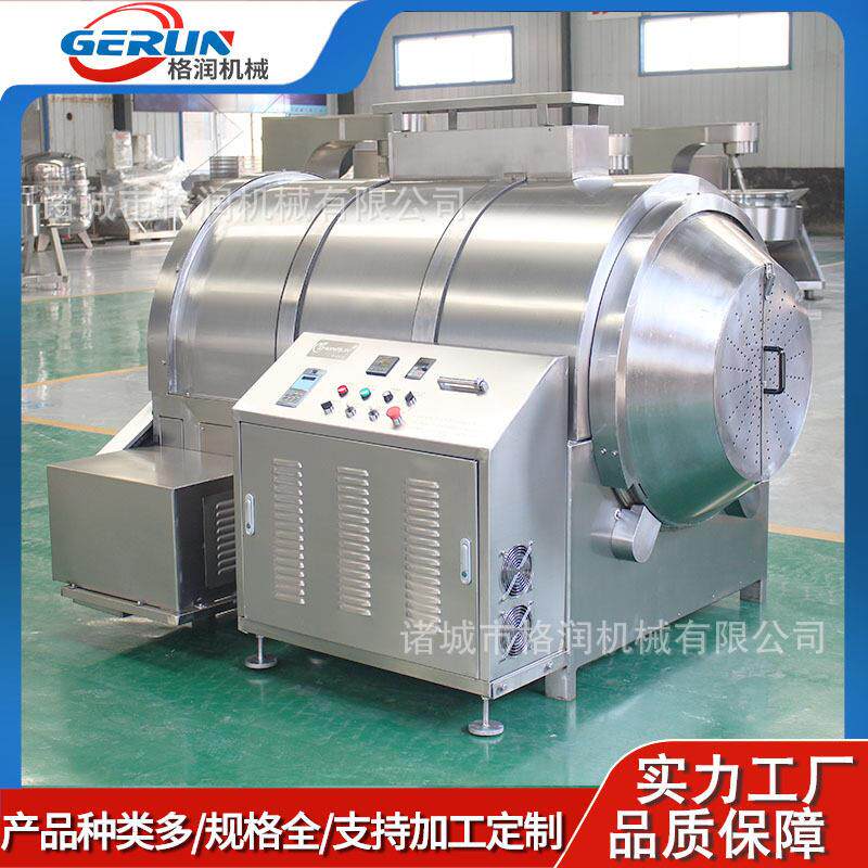 不锈钢电磁加热烘干机器设备 全自动炒货机 滚筒式干果材烘炒机