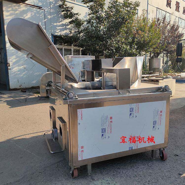 炸花生米油炸机 燃气太原蚕豆油炸机 海鱼油炸锅 提温快 产量大