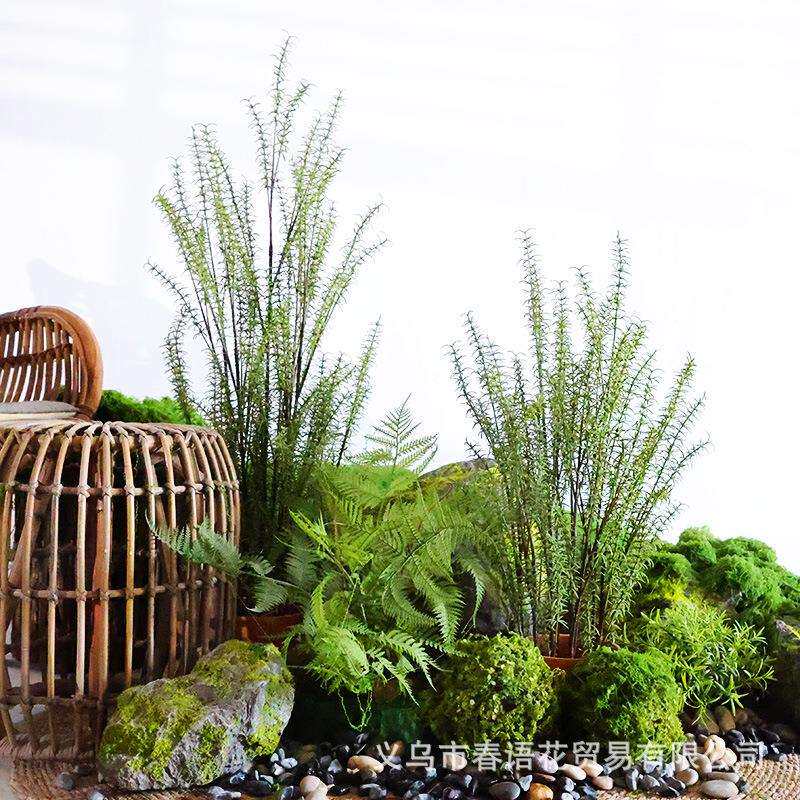 假绿植仿真植物迭香盆室栽内户外LSK露迷风造布景民宿酒店营橱窗