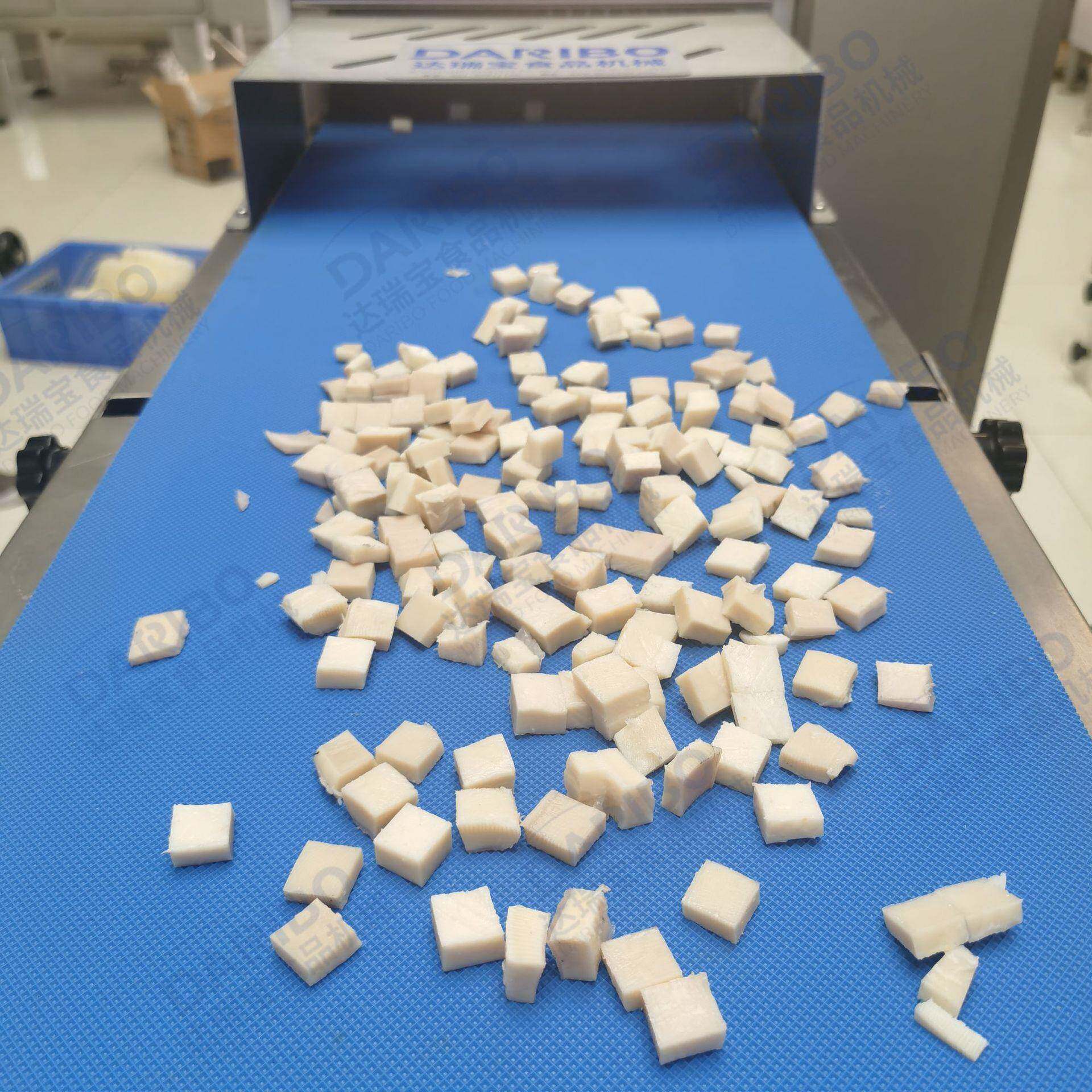 W熟鱿鱼分条机 鱿鱼切块机 鱿鱼切丁机 海鲜食品分条切割加工设备