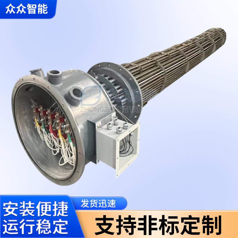 熔盐电加热器法兰式加热芯管道加热器熔盐槽储热法兰电加热器