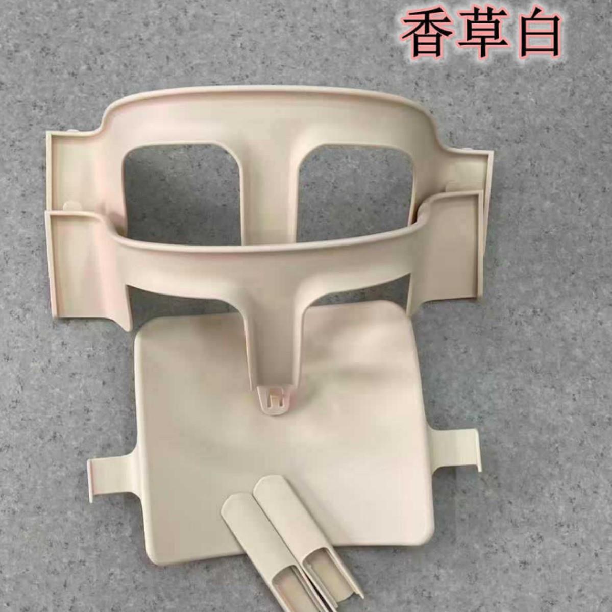 儿童成长椅 加大双围栏 靠背实木餐椅配件婴幼儿前围全套围拦