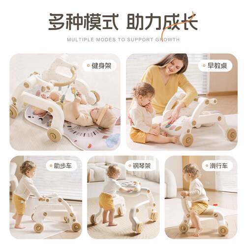 新生幼儿健身架器脚踩钢琴-岁宝宝-个月男女孩益智躺玩游戏垫