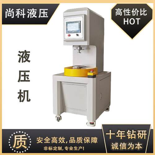微型电机组件压装伺服液压机铜条铜管镶嵌精密数控单臂定制液压机