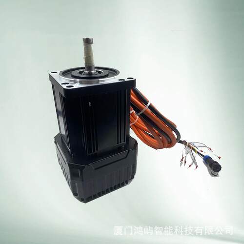 100W-3000W大功率带抱闸带齿轮箱一体式伺服电机套装控制系统