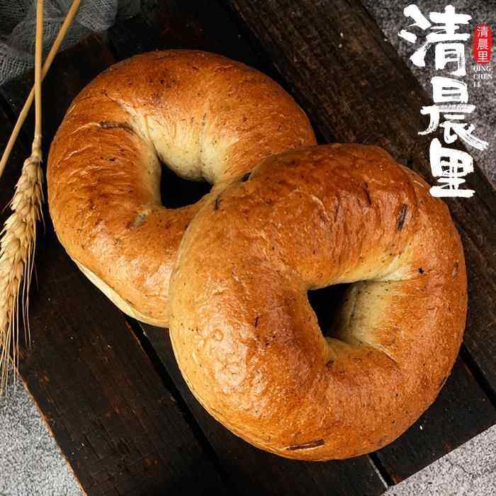 香辣牛肉丝贝果橄榄菜面包咸口欧式主食下午茶代餐饱腹