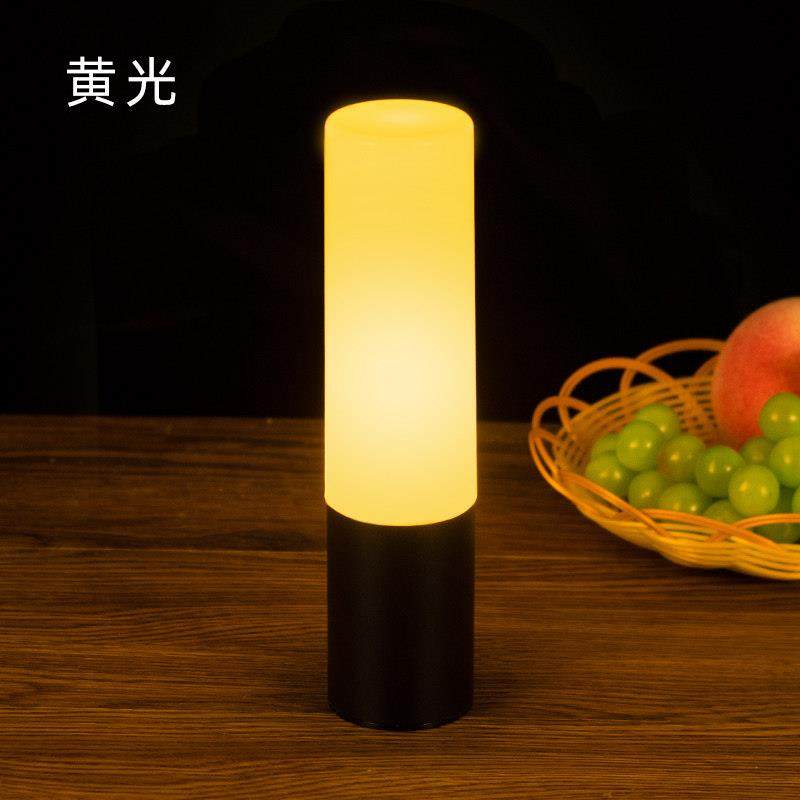 充电酒吧台灯ktv酒店咖啡厅清吧桌灯小夜灯圆柱金属手握吧台灯