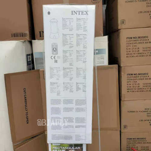 intex26712水池游泳池  套装架家庭支架圆形管水池