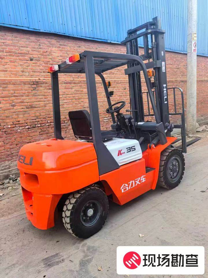 12月29日廊坊24年出厂合力3.5吨叉车两节门举升4米手动挡网络拍卖公告