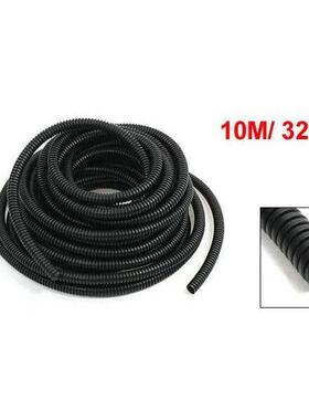 Uxcell 10M 11M 7.5M 3.2M 1M Flexible Corrugated Tube Black