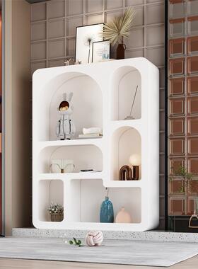 客厅装饰关柜陈列柜子玄柜简约白色名柜影宿置物直播F97S6T69柜摄