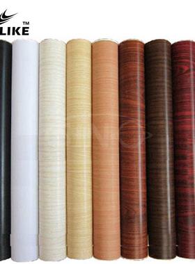 加厚PVC自粘木纹纸防水汽车内饰中控改装贴膜家具墙面翻新贴纸