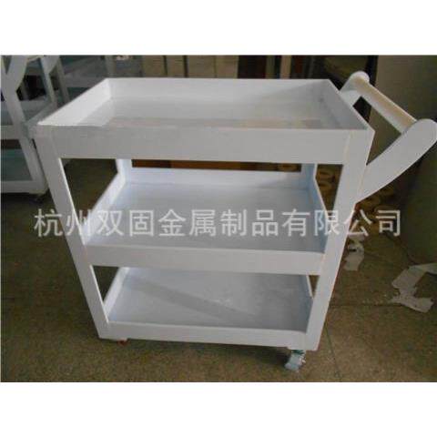 高档P手推车双层耐P腐蚀试剂车 实验室小推车推化学品耐具酸碱拉